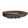 HLY WTR Heritage Crest Onyx Leather Belt