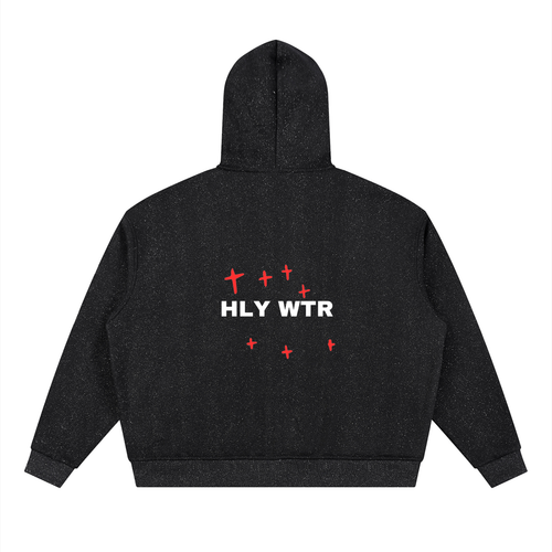 Core Seven Crosses Sparkle Zip Hoodie