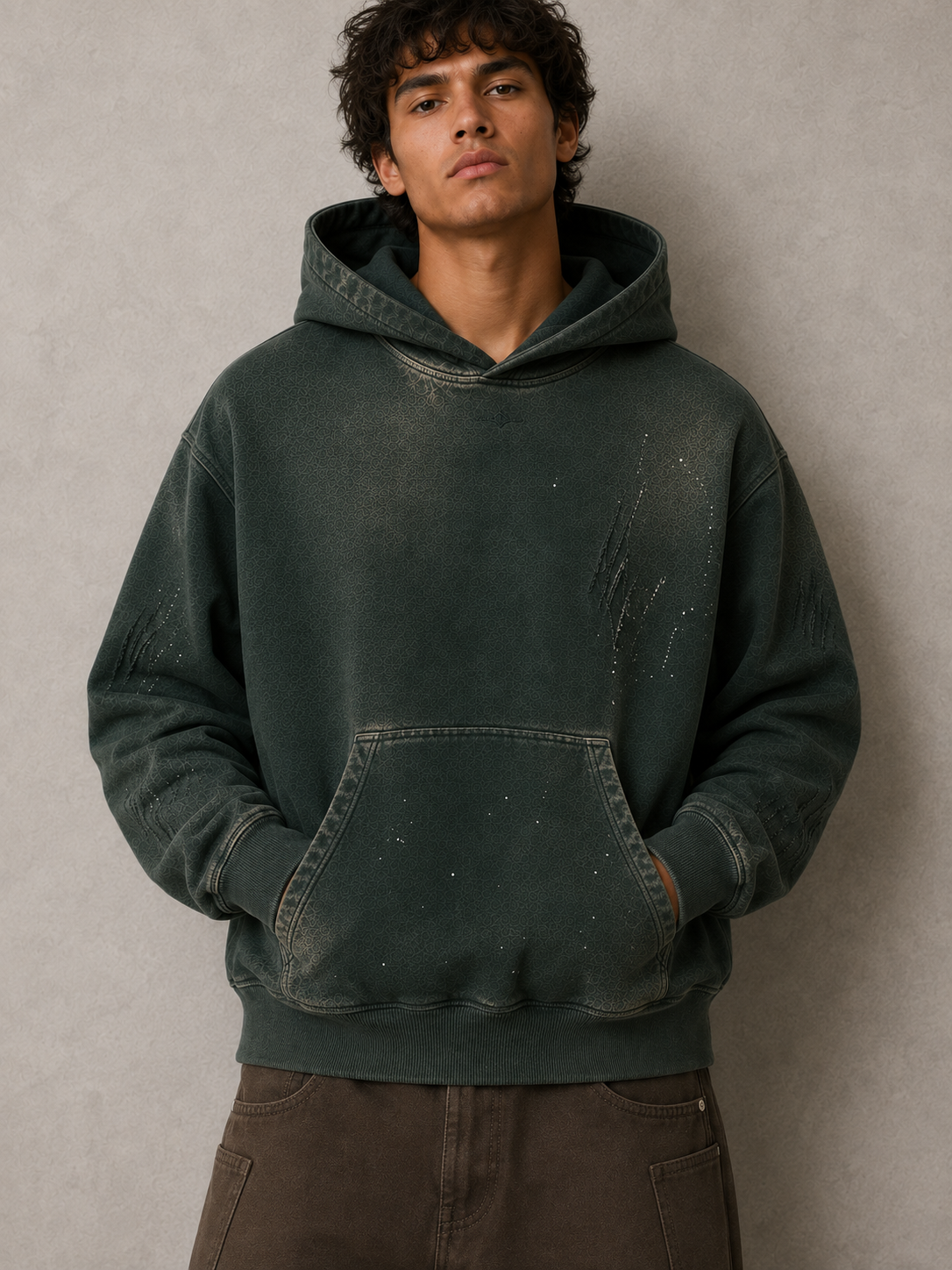 Core Distressed Hoodie