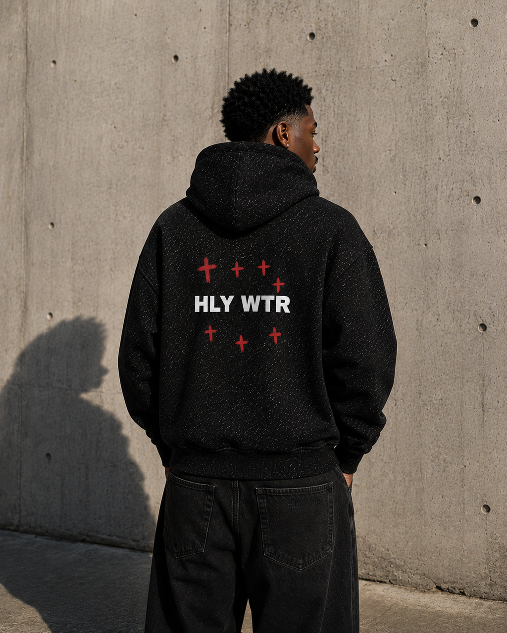 Core Seven Crosses Sparkle Zip Hoodie