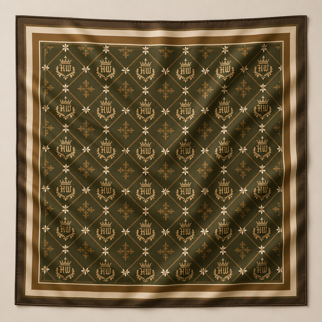 Heritage: Eden Monogram Scarf