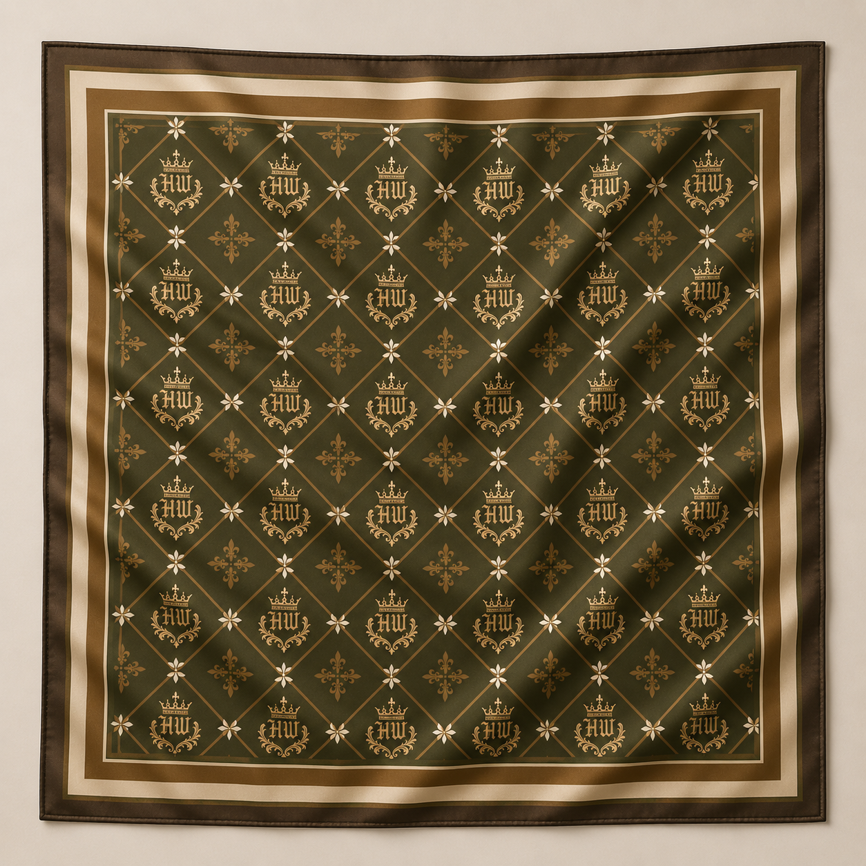 Heritage: Eden Monogram Scarf