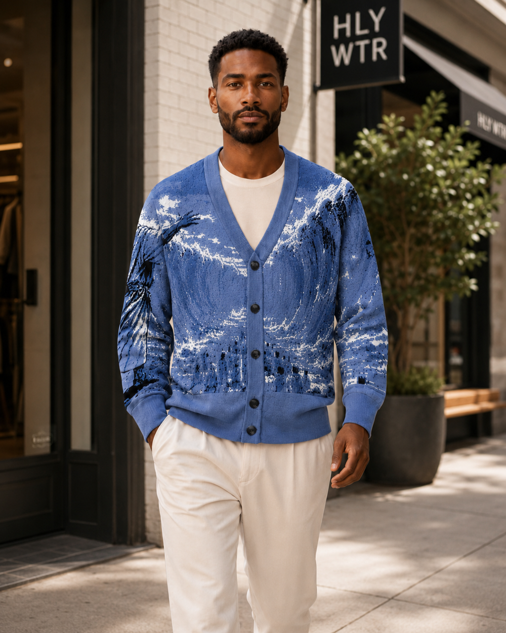 HLY WTR Apparel Exodus Cardigan | Faith-Based Streetwear