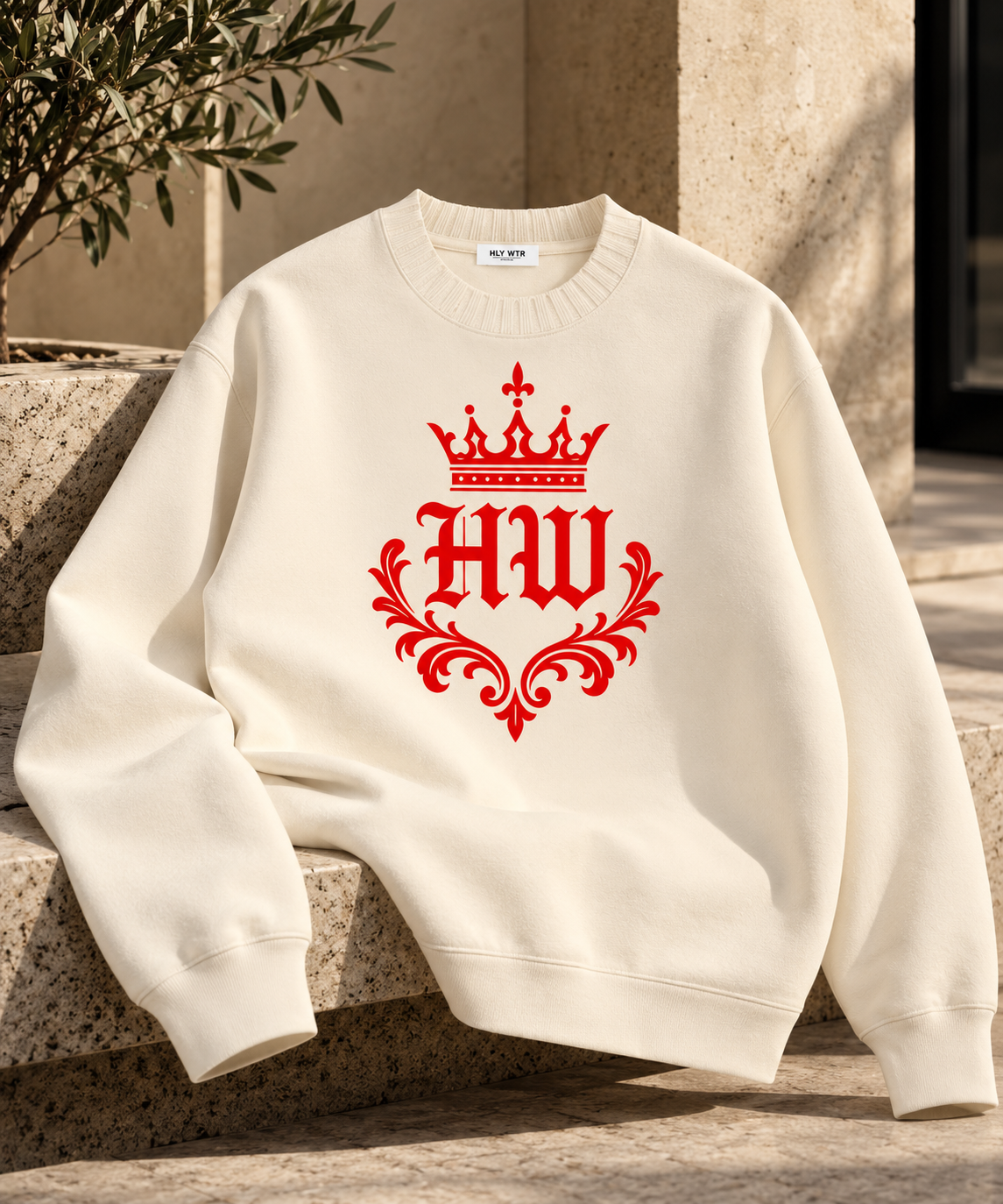 Heritage Crest Oversized Sweatshirt | HLY WTR Apparel