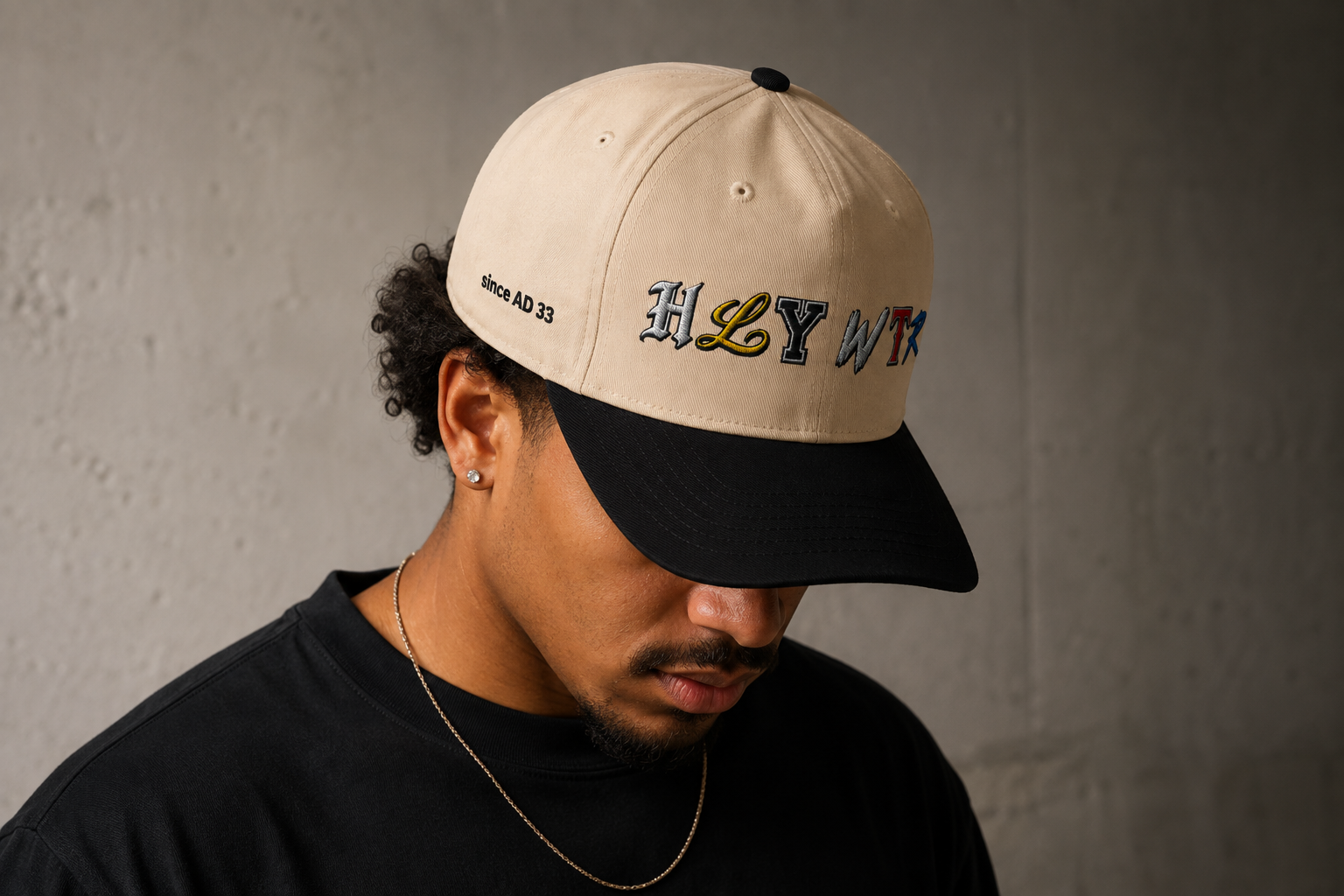 HLY WTR Mosaic 5-Panel Snapback Cap