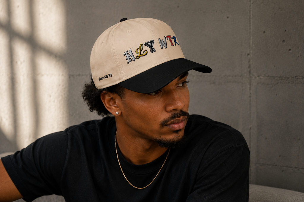 Mosaic 5-Panel Adjustable Cap Hat | HLY WTR Apparel